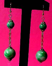 a beautiful vintage costume jewelry crystal rhinestone earrings