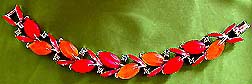 a beautiful vintage costume jewelry crystal rhinestone bracelet
