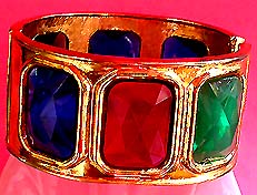 a beautiful vintage costume jewelry crystal rhinestone bracelet