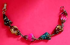 a beautiful vintage costume jewelry crystal rhinestone bracelet