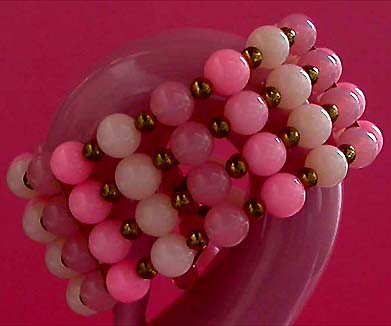a beautiful vintage costume jewelry bracelet unsigned