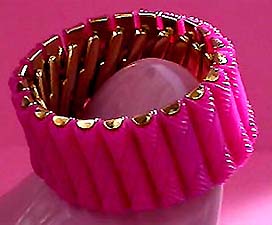 a beautiful vintage costume jewelry bracelet unsigned