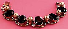 a beautiful vintage costume jewelry crystal rhinestone bracelet
