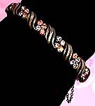 a beautiful vintage costume jewelry crystal rhinestone bracelet