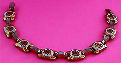 a beautiful vintage costume jewelry crystal rhinestone bracelet