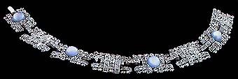 a beautiful vintage costume jewelry bracelet unsigned