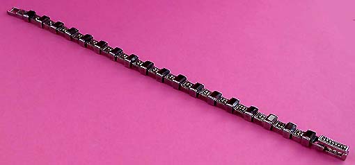 a beautiful vintage costume jewelry bracelet unsigned