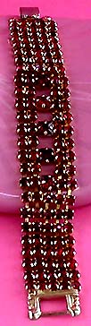 a beautiful vintage costume jewelry bracelet unsigned