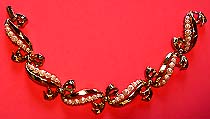 a beautiful vintage costume jewelry vintage Crown Trifari vintage bracelet