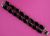 a beautiful vintage costume jewelry crystal rhinestone bracelet