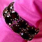 a beautiful vintage costume jewelry crystal rhinestone bracelet