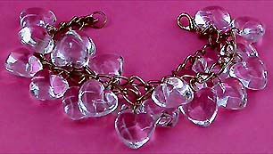 a beautiful vintage costume jewelry bracelet unsigned
