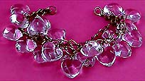 a beautiful vintage costume jewelry crystal rhinestone bracelet