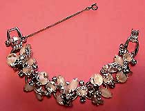 a beautiful vintage costume jewelry Juliana givre stone bracelet