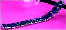 a beautiful vintage costume jewelry crystal rhinestone bracelet