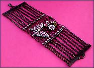 a beautiful vintage costume jewelry crystal rhinestone bracelet