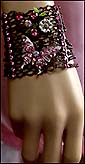 a beautiful vintage costume jewelry crystal rhinestone bracelet