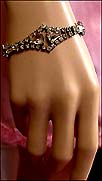 a beautiful vintage costume jewelry crystal rhinestone bracelet