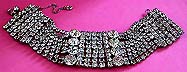 a beautiful vintage costume jewelry crystal rhinestone bracelet