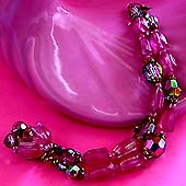 a beautiful vintage costume jewelry crystal rhinestone bracelet