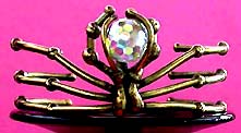 a beautiful vintage costume jewelry bracelet unsigned