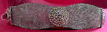 a beautiful vintage costume jewelry crystal rhinestone bracelet