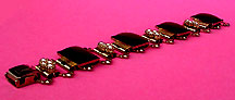 a beautiful vintage costume jewelry crystal rhinestone bracelet