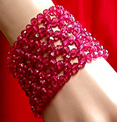 a beautiful vintage costume jewelry crystal rhinestone bracelet