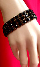 a beautiful vintage costume jewelry crystal rhinestone bracelet