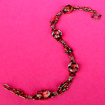 a beautiful vintage costume jewelry crystal rhinestone bracelet