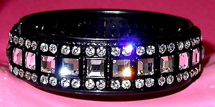 a beautiful vintage costume jewelry Miriam Haskell bracelet