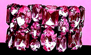 a beautiful vintage costume jewelry crystal rhinestone bracelet