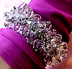 a beautiful vintage costume jewelry crystal rhinestone bracelet