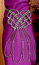 a beautiful vintage costume jewelry crystal rhinestone bracelet