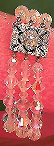a beautiful vintage costume jewelry bracelet unsigned