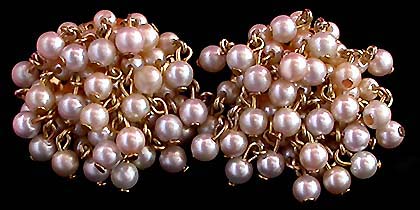 a beautiful vintage costume jewelry bridal necklaces