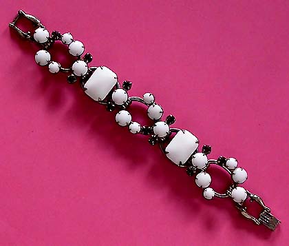 a beautiful vintage costume jewelry bridal necklaces