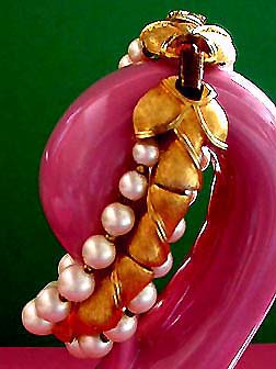 a beautiful vintage costume jewelry bridal necklaces