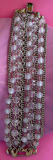 a beautiful vintage costume jewelry bridal necklaces