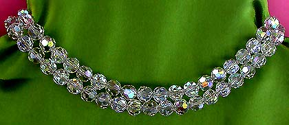 a beautiful vintage costume jewelry parure