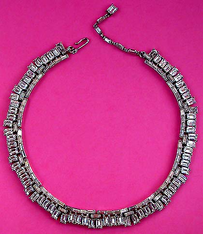 a beautiful vintage costume jewelry bridal necklaces