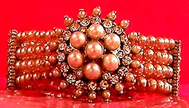 a beautiful vintage costume jewelry Juliana earrings unsigned