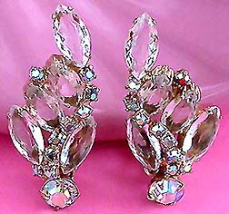 a beautiful vintage costume jewelry bridal necklaces