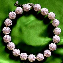 a beautiful vintage costume jewelry pendant bracelet