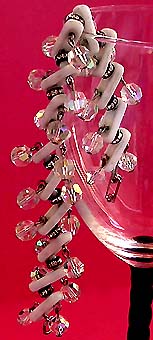 a beautiful vintage costume jewelry bracelet unsigned