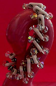 a beautiful vintage costume jewelry bracelet unsigned