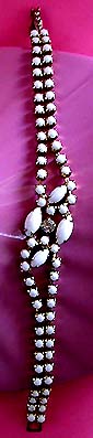 a beautiful vintage costume jewelry bridal necklaces
