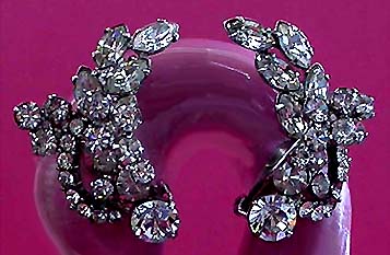 a beautiful vintage costume jewelry bridal necklaces