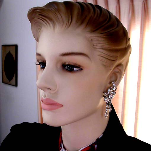 a beautiful vintage costume jewelry bridal necklaces