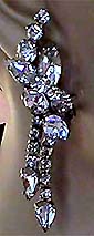a beautiful vintage costume jewelry Juliana earrings unsigned